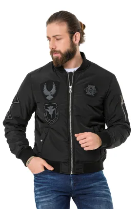 CM135 Outdoorjacke mit coolen Applikationen