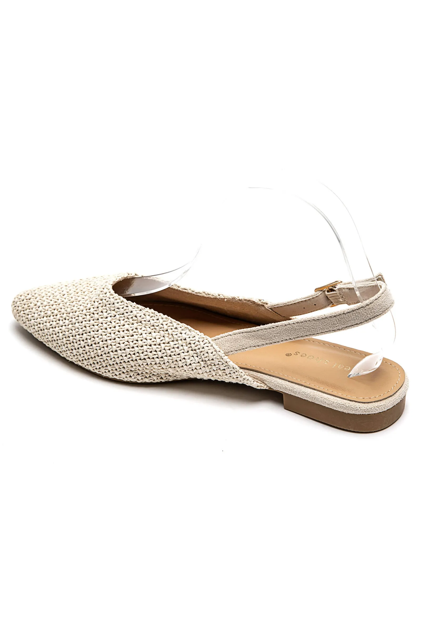 FLACHE SANDALEN, Obermaterial aus Spitze, sehr flexibel