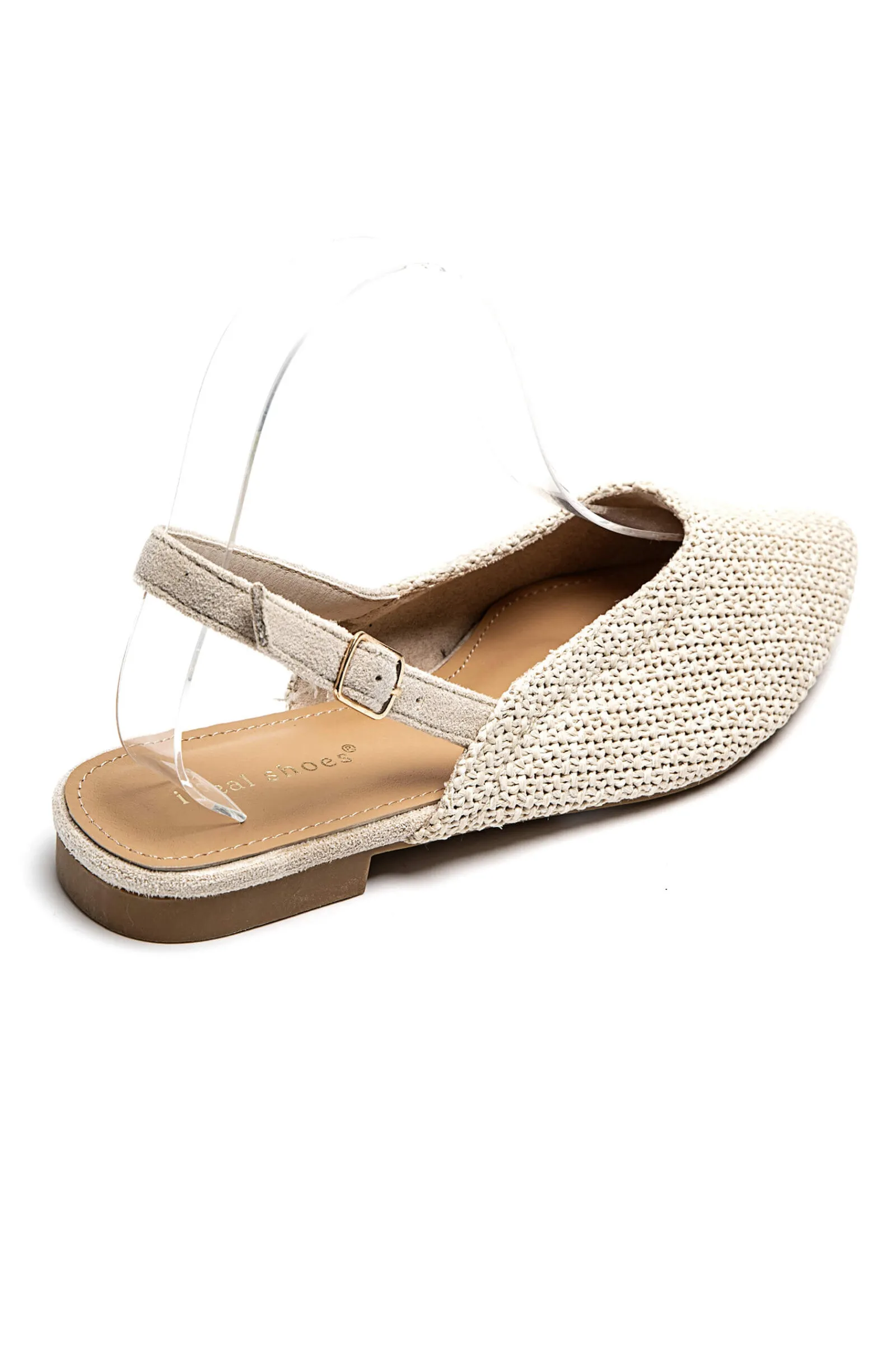 FLACHE SANDALEN, Obermaterial aus Spitze, sehr flexibel