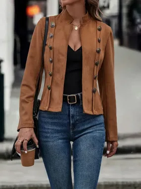 Heidi-Mode | Weintage Langarm Zweireiher Jacke