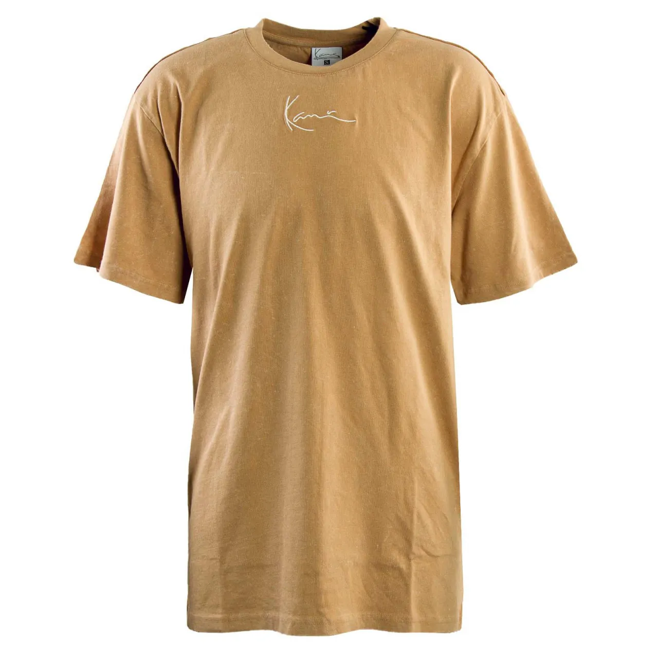 Herren T-Shirt - Small Sign. Distressed Heavy Jersey - Sand