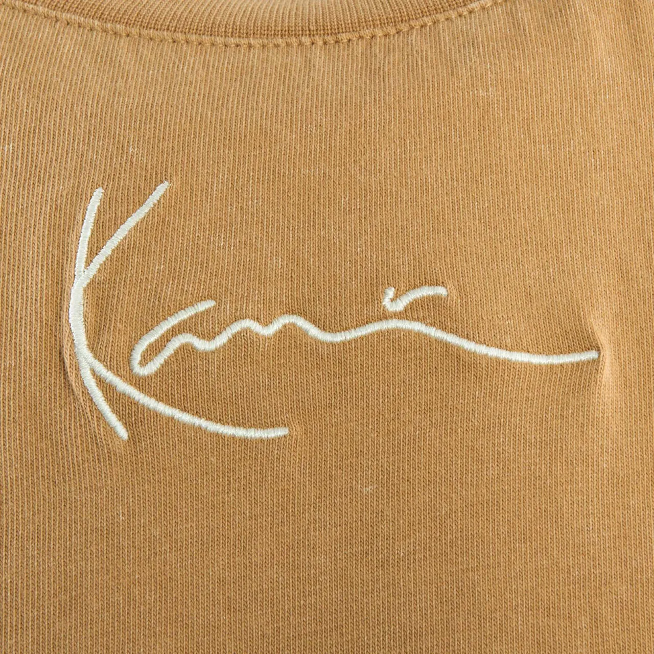 Herren T-Shirt - Small Sign. Distressed Heavy Jersey - Sand