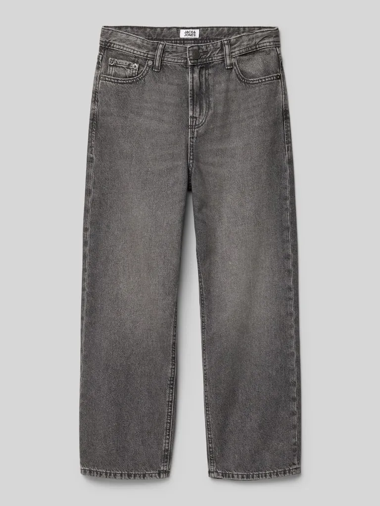 Jack & Jones Baggy-Jeans im Used-Look Modell 'ALEX' (mittelgrau melange) online kaufen