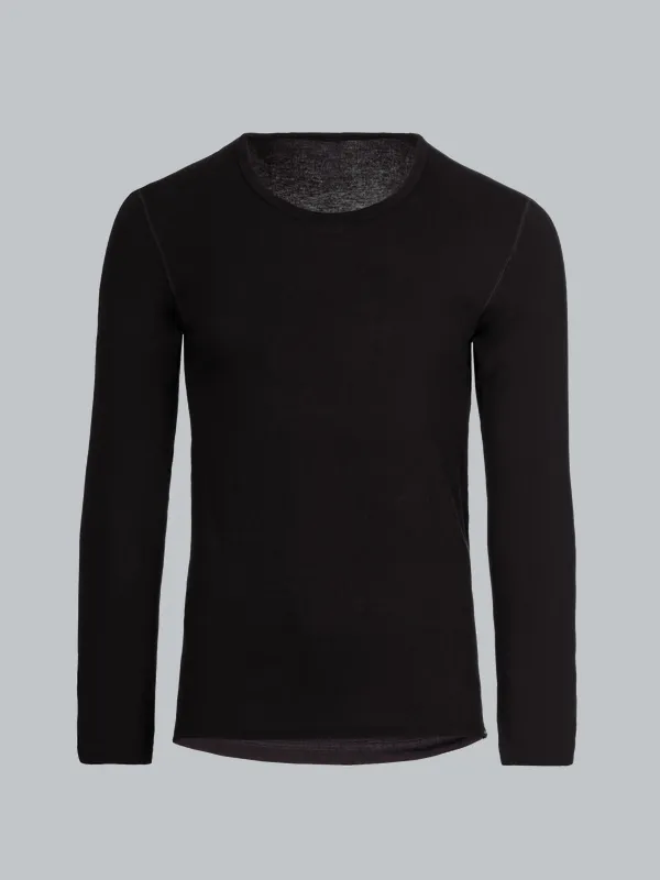 Langarm Funktionsshirt Schwarz