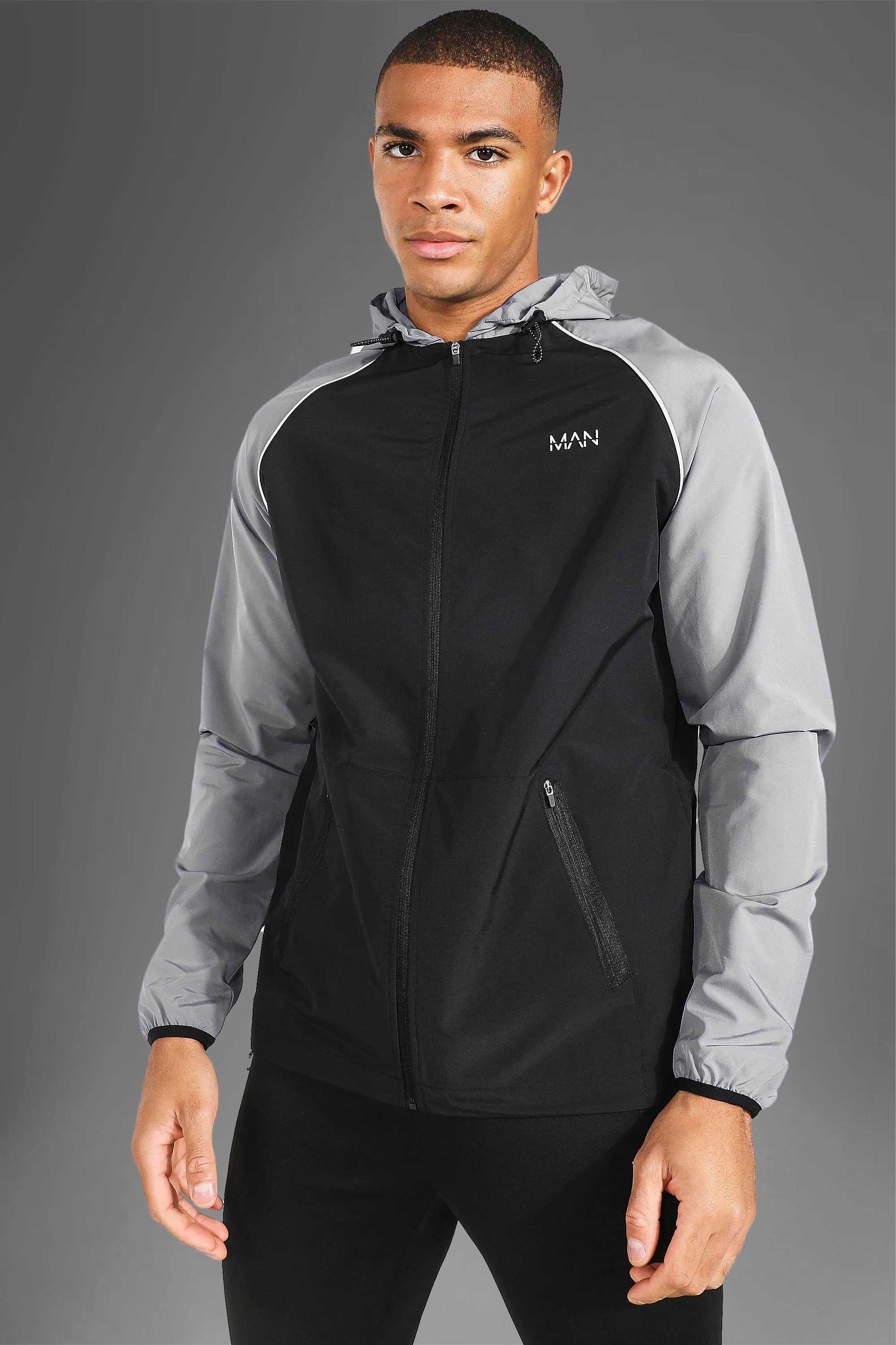 Man Active Raglan Windbreaker