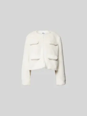 Self-Portrait Jacke mit Rundhalsausschnitt (ecru) online kaufen