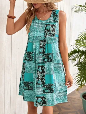 Sommerbekleidung Damen Trendy Kurze Jacke Bedrucktes Kleid