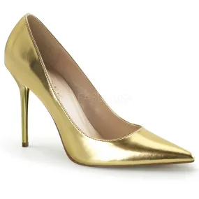 Stiletto Pumps CLASSIQUE-20 gold PU