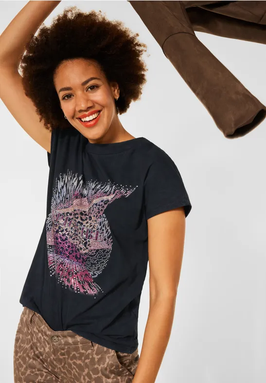 Street One Shirt mit Stehkragen 
