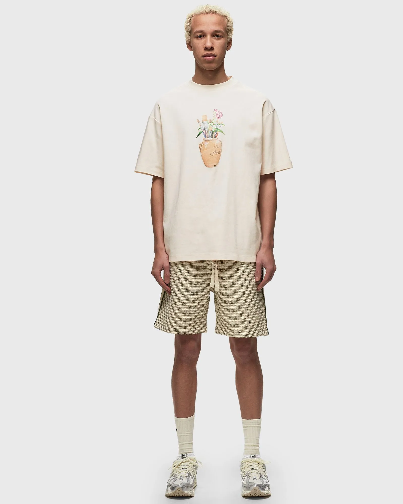 T-shirt Drôle de Monsieur Le T-shirt Pinceaux D-TS183-CO002-CM