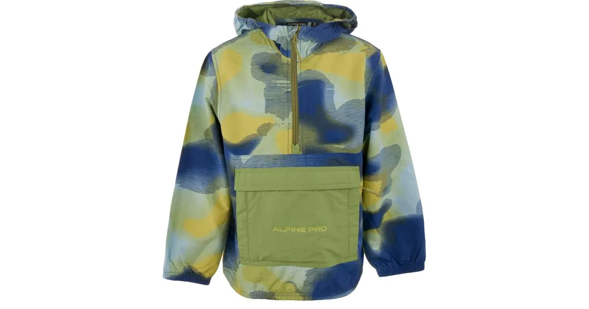 Wasserdichte Kinderjacke ALPINE PRO GOZERO blau 104-110
